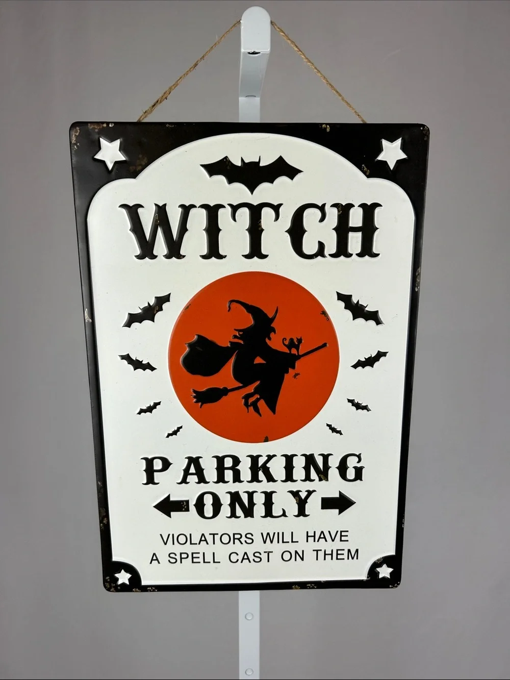 Witch Parking Only Halloween Sign